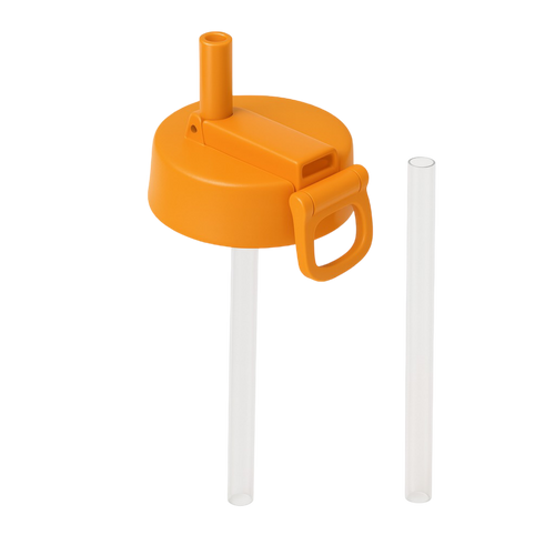 Straw Lid - Peach